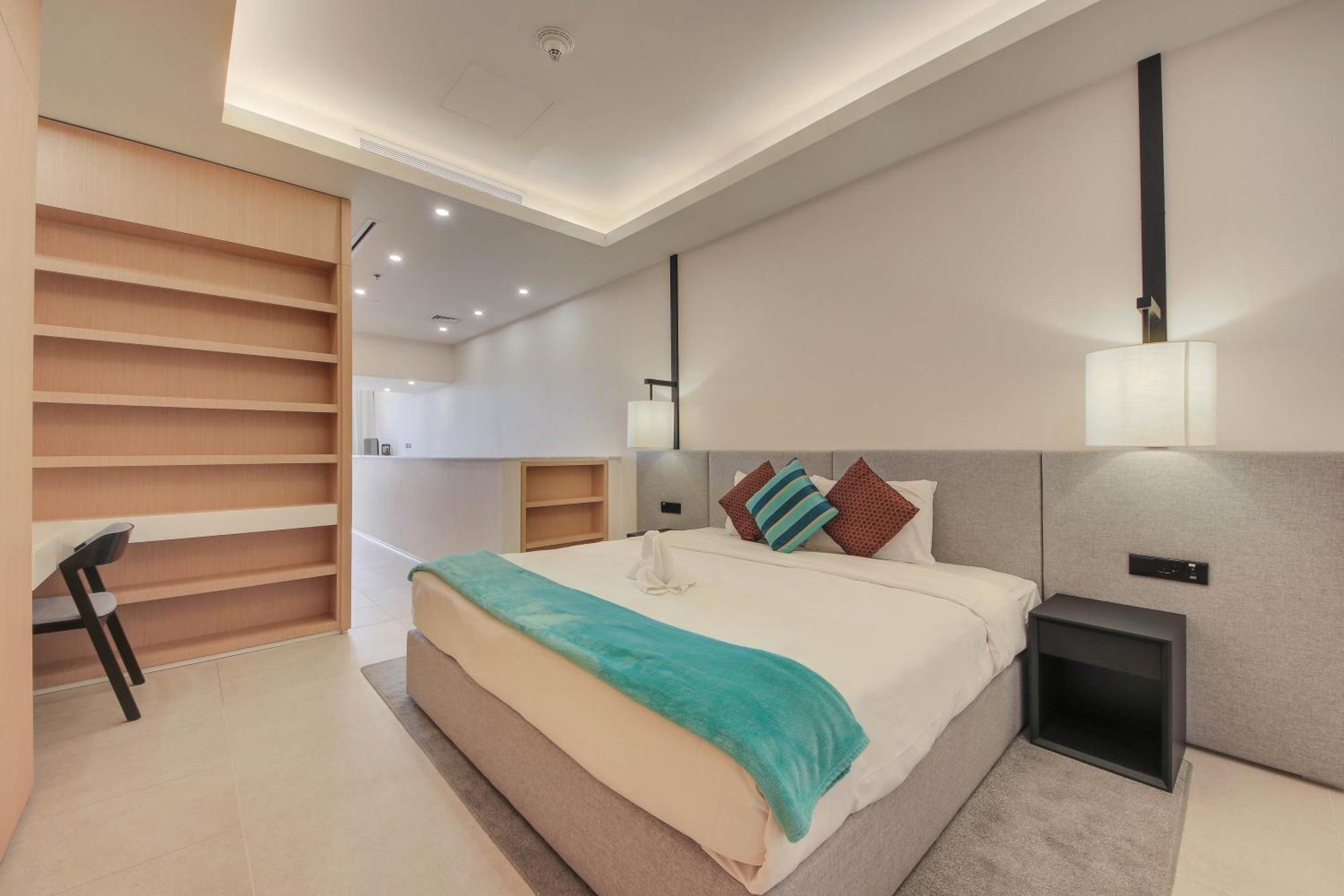 Luxe Getaways Royal Amwaj Palm Jumeirah Resort Apartment Holiday Home Dubai Rom bilde