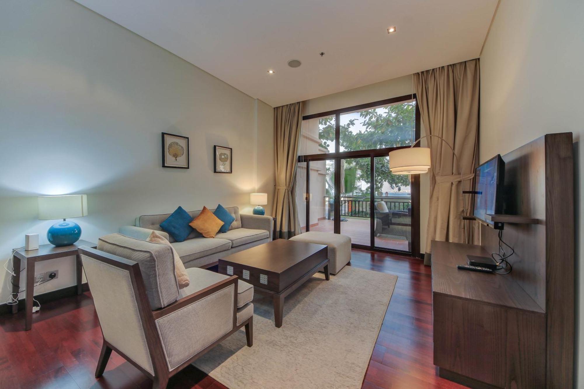 Luxe Getaways Royal Amwaj Palm Jumeirah Resort Apartment Holiday Home Dubai Rom bilde