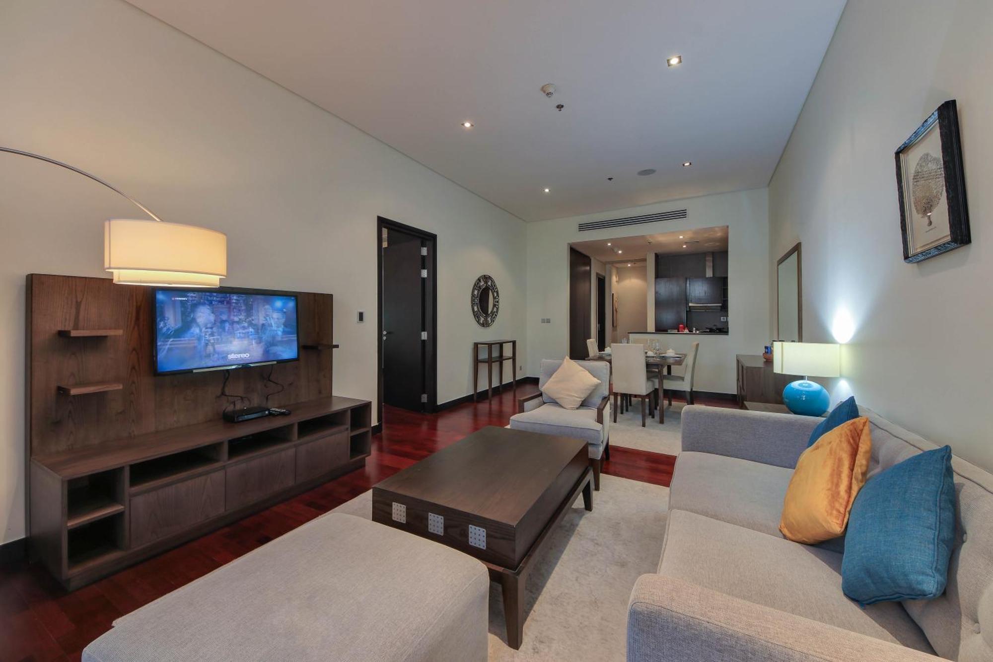 Luxe Getaways Royal Amwaj Palm Jumeirah Resort Apartment Holiday Home Dubai Rom bilde